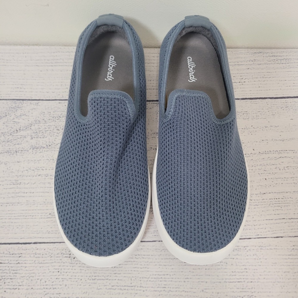 Allbirds Size 8 Tree Loungers Womens Marine Blue Slip On Sneakers